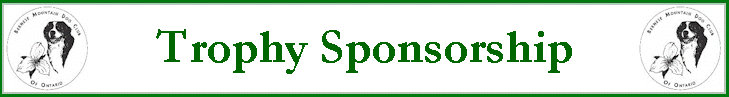 Trophy Sponsorship
